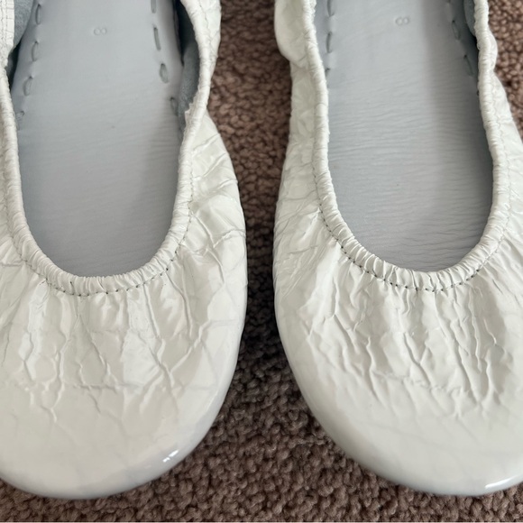 Tieks Diamond White Croc Ballet Flat Shoe size 8 - Picture 5 of 11